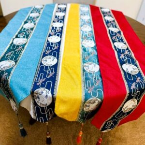 Embroidered Chinese Table Runner