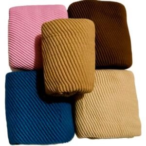 TWILL WRINKLED COTTON LINEN HIJAB